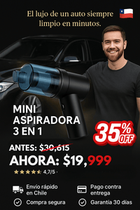 Aspiradora CleanMaster® I  Limpieza Instantánea 3 EN 1 🎁-35% OFF