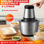 MOLINO PICADOR ELECTRICO DE ACERO INOXIDABLE 2 LITROS - MOLINOX™