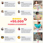 KIT DE 4 CUADERNOS MONTESSORI REUTILIZABLES
