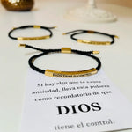 Pulsera Dorada “Dios Tiene el Control” - Envío gratis